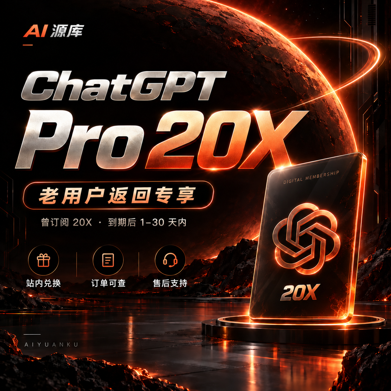 ChatGPT Pro 20X 商品封面