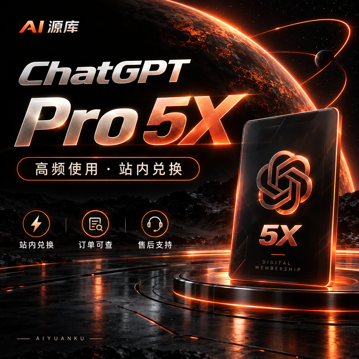 ChatGPT Pro 5X 商品封面